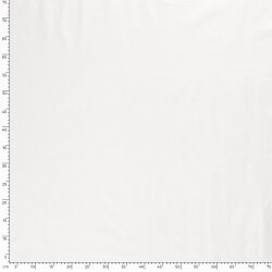 Baumwollstoff Fahnentuch Cretonne *Marie* Uni - weiss