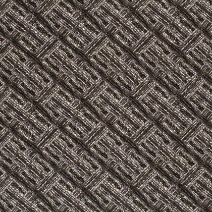 0,8 Meter - Polyesterjersey Querstreifen - schwarz