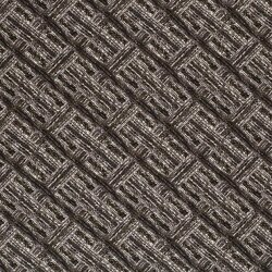 0,8 Meter - Polyesterjersey Querstreifen - schwarz