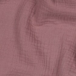 Musselin Uni *Vera*  - hell altpflaume