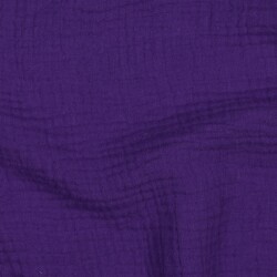 Musselin Uni *Vera*  - dunkelviolett