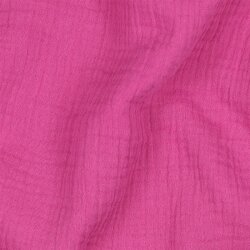 Musselin Uni *Vera*  - dunkelpink
