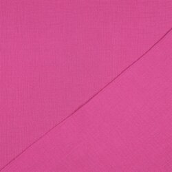 Musselin Uni *Vera*  - dunkelpink