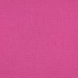 Musselin Uni *Vera*  - dunkelpink