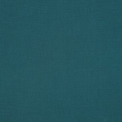 Musselin Uni *Vera*  - dunkelcyanblau