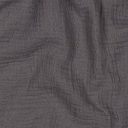Musselin Uni *Vera*  - steingrau