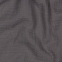 Musselin Uni *Vera*  - steingrau