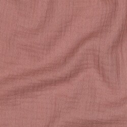 Musselin Uni *Vera*  - altperlrosa