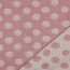Musselin Smiley 2-Seitig - pink/creme