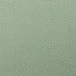 Musselin kleine Punkte - mint