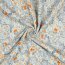 Musselin Digital Paisley - weiss/schattenblau