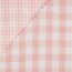 Doppelseitiger Musselin CHECKS - altrosa