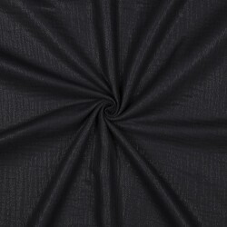 Musselin feine Glitzerpunkte - schwarz