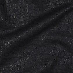 Musselin feine Glitzerpunkte - schwarz