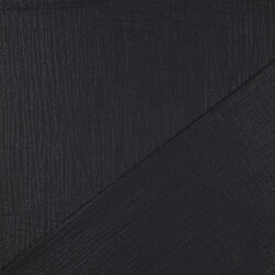 Musselin feine Glitzerpunkte - schwarz