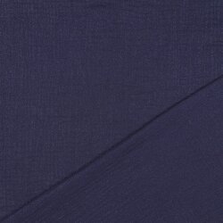 Musselin feine Glitzerpunkte - dunkelblau