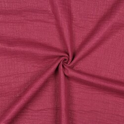 Musselin feine Glitzerpunkte - kirsche