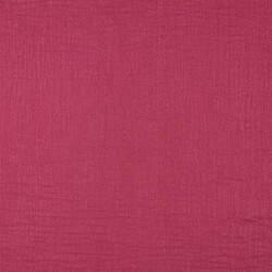 Musselin feine Glitzerpunkte - kirsche
