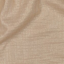 Musselin feine Glitzerpunkte - beige