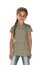 Baumwolljersey Neon  Punktekette - grau meliert