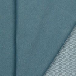 Baumwolljersey Jeans-Optik - blau/grau