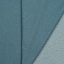 Baumwolljersey Jeans-Optik - blau/grau