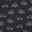 Baumwolljersey Jeep - indigo meliert