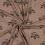 Baumwolljersey Jeep - taupe meliert