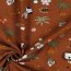 Baumwolljersey Organic Safari Tiere - karamell