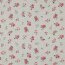Baumwolljersey Blumen - creme meliert