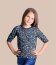 Baumwolljersey Digital Blumen - cognac