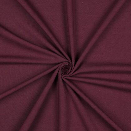 Baumwolljersey Bio~Organic *Gerda* - aubergine