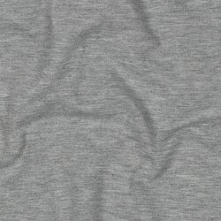 Baumwolljersey *Vera* - hellgrau meliert