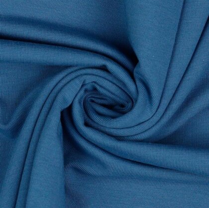 Baumwolljersey *Vera* - blau
