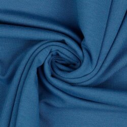 Baumwolljersey *Vera* - blau