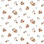 Baumwolljersey Organic Digital Blumen - weiß