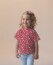 Baumwolljersey Glitzer Erdbeeren - smaragd
