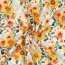 Musselin Digital SonnenBlumen - weiss