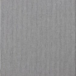 Baumwollpopeline Streifen 3mm, garngefärbt - schwarz