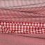 Baumwollpopeline Streifen 3mm, garngefärbt - rot