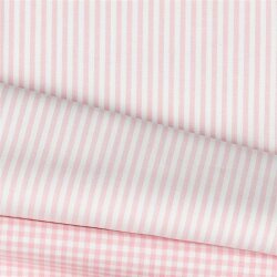 Baumwollpopeline Streifen 3mm, garngefärbt -...
