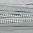 Baumwollpopeline Streifen 3mm, garngefärbt - grau