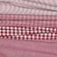 Baumwollpopeline Streifen 3mm, garngefärbt - beere