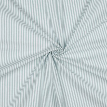 Baumwollpopeline Streifen 3mm, garngefärbt - altgrün