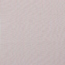 Baumwollpopeline Streifen 3mm, garngefärbt - altrosa