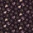 Baumwollpopeline Glitzer Paisley - dunkelviolett