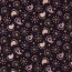 Baumwollpopeline Glitzer Paisley - dunkelviolett
