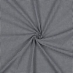 Baumwollpopeline 2,7mm Vichykaro - dunkelblau