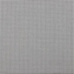 Baumwollpopeline 2,7mm Vichykaro - grau