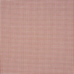 Baumwollpopeline 2,7mm Vichykaro - terrakotta